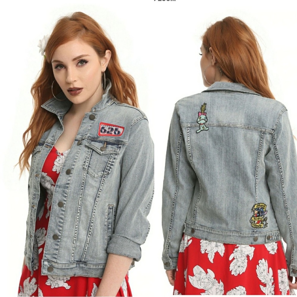 Disney SOLD OUT Lilo&Stitch 2X Jean Jacket